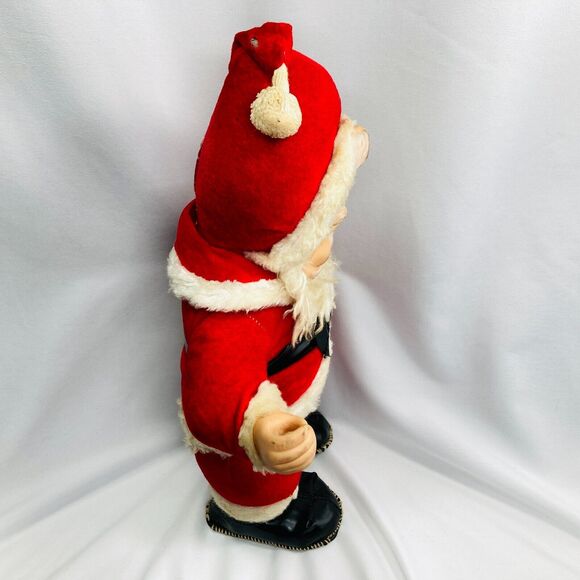 1950s Rushton Company Star Creation Stuffed Coca-Cola Santa Claus - Picture 7 of 15